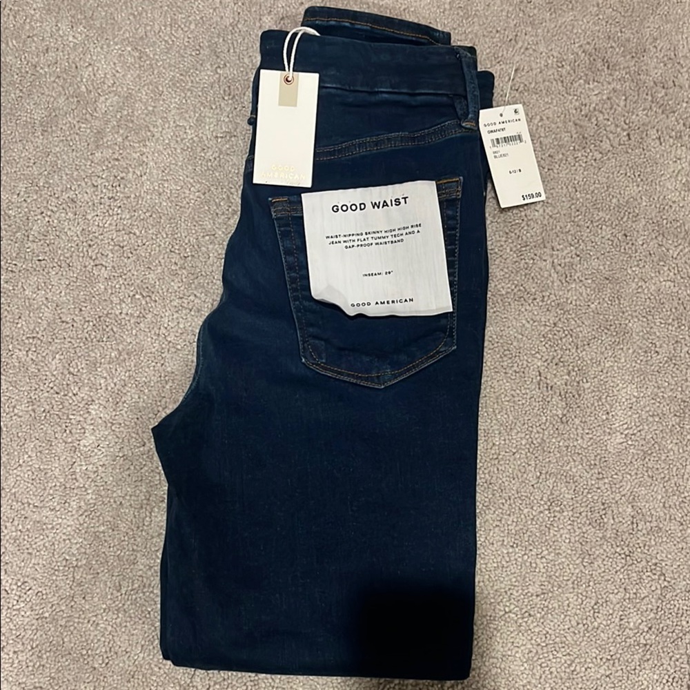 Good American Dark Blue Jeans